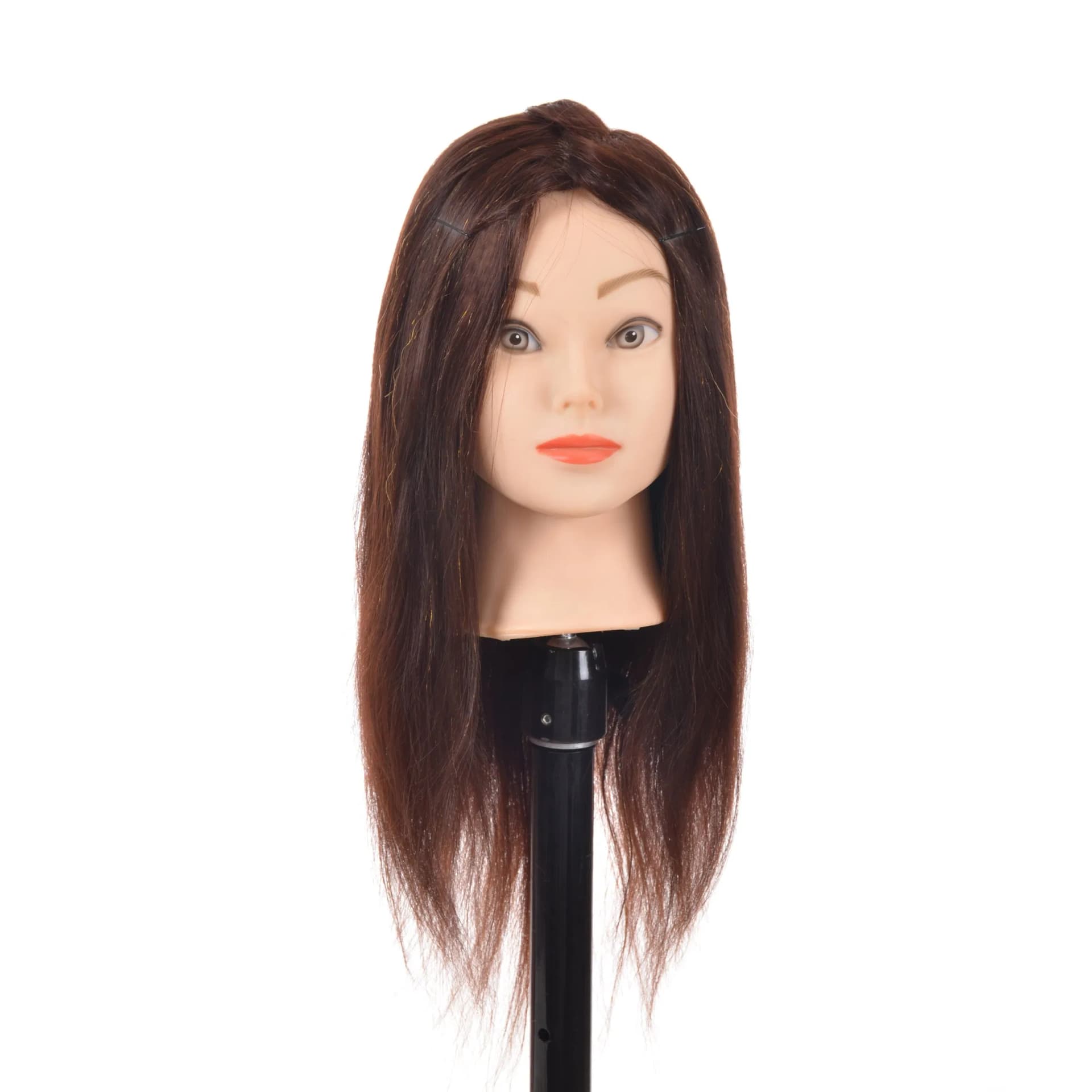 Factory Price Mix Hair Mannequin Head 20inches for Beauty School Training Color 4
