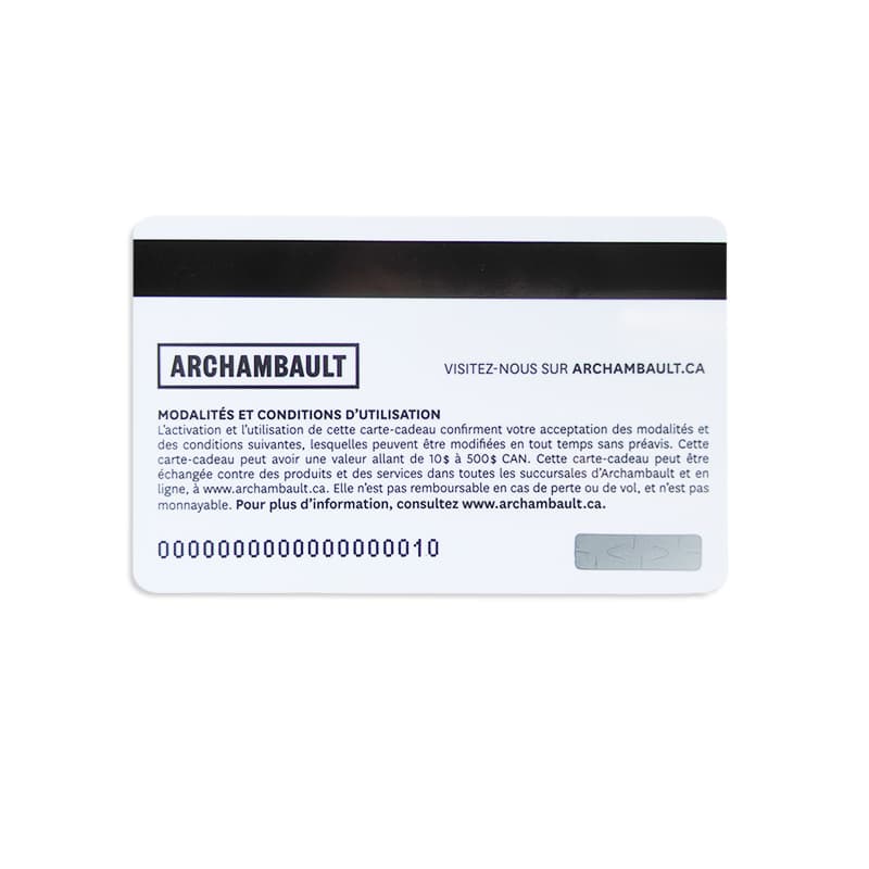 Reprintable PVC Plain White Blank Magnetic Stripe Card (Hico or Loco)