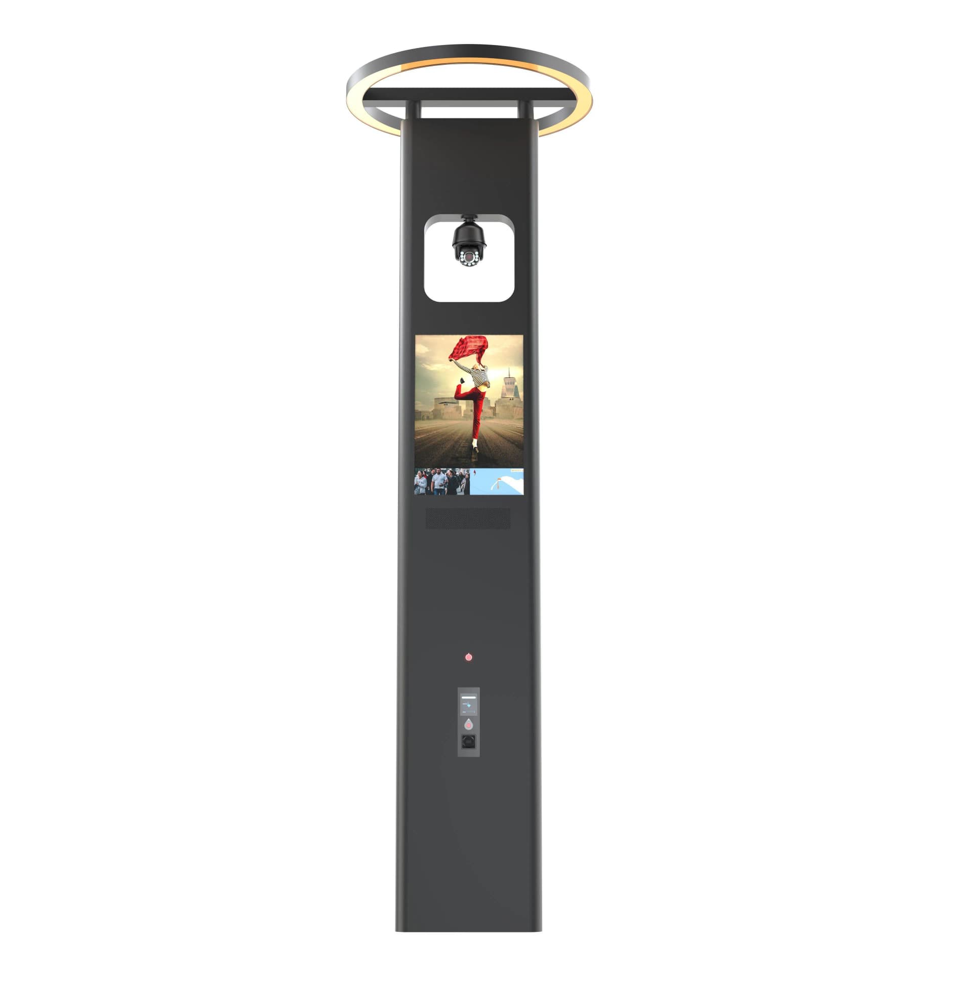 Charging CE Approved Surface Protection LED Outdoor Traffic Light Wholesale Smart Lighting Pole Sp-1202