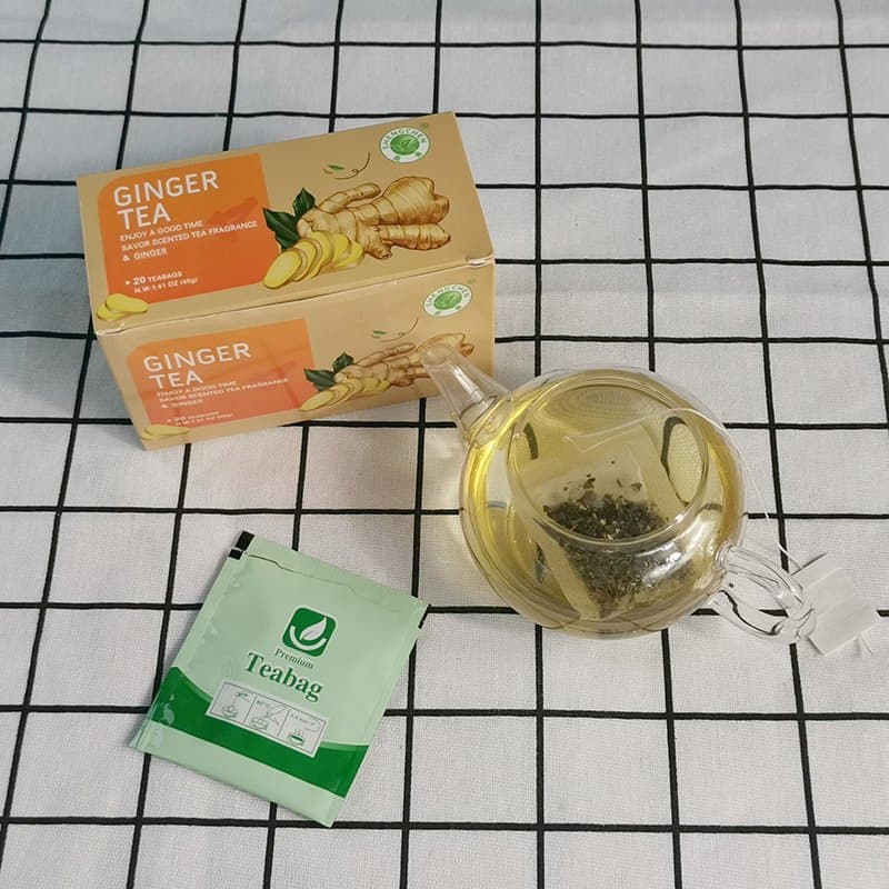 2023 Premium High Quality Natural Good Taste Ginger Tea 2g *20 Bags/Box Pure Ginger Flavor Tea