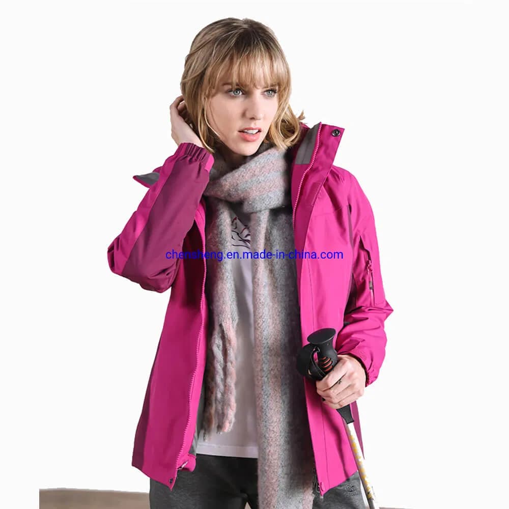 Hot Sale Women Winter 100% Polyester Thick Waterproof Outdoor Sports Jacket