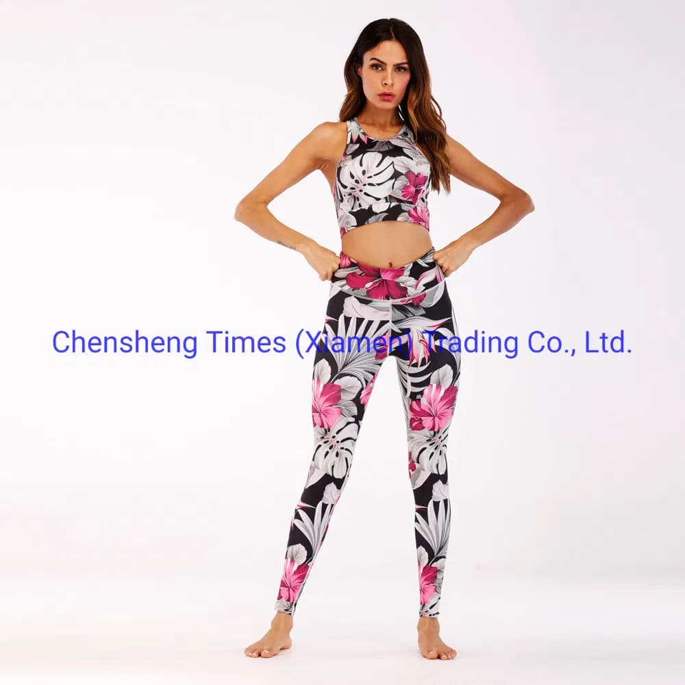 Women 2 Piece Fitness Sportswear Yoga Sports Set
