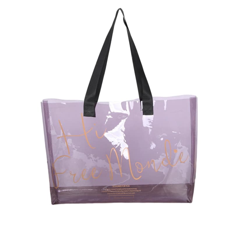 Colorful PVC Tote Bags for Trendy Shopping and Gifting