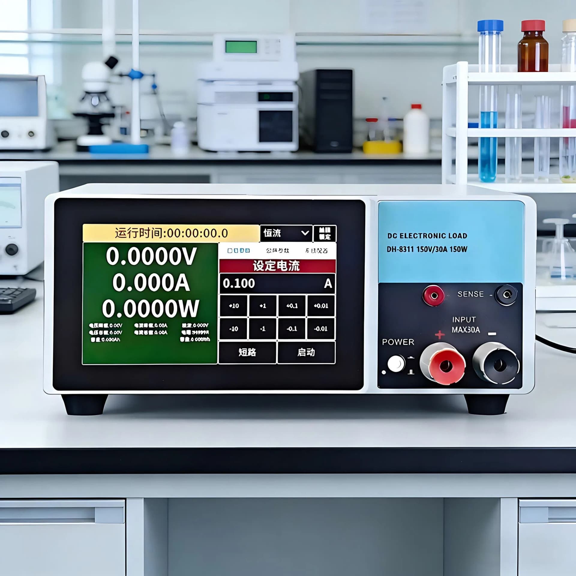 150V 120A Programmable DC Electronic Load, 300W High Accuracy DC Load Tester, Electronic Load for Lab Test