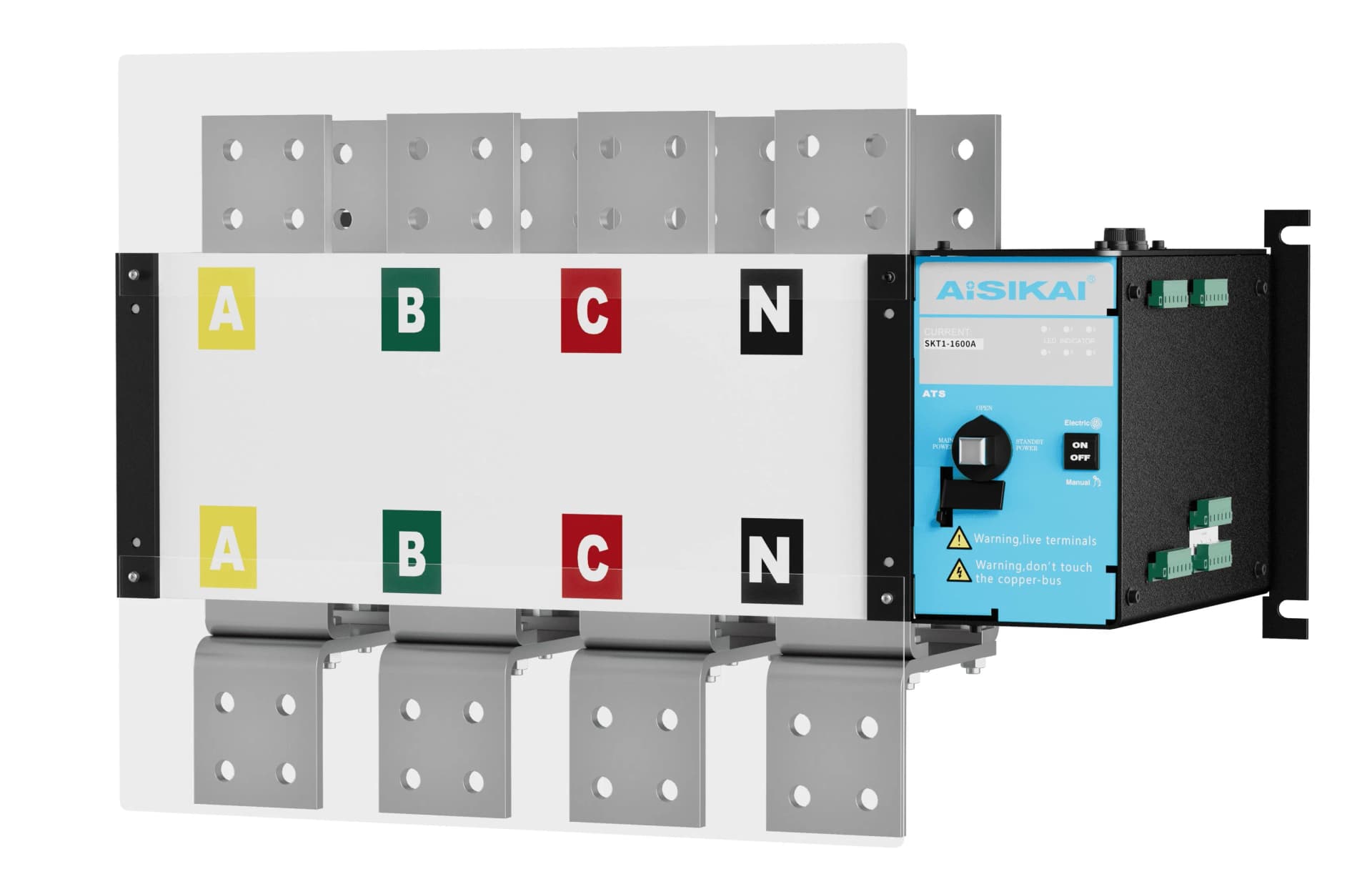 Factory Supply Diesel Generator Mts 1600A 3p 4p Automatic Transfer Switch ATS
