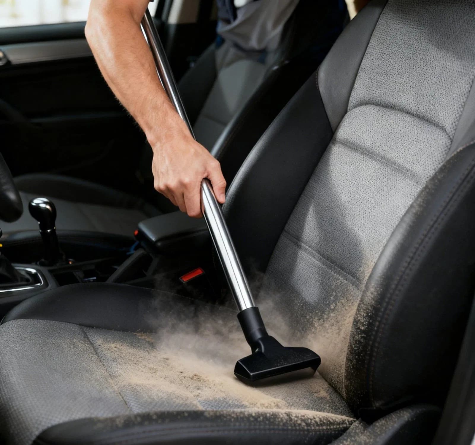 35L 1500W Wet and Dry Car Vacuum Cleaner Suck up Snack Crumbs, Hair, Small Stones and Other Debris Inside The Car.
