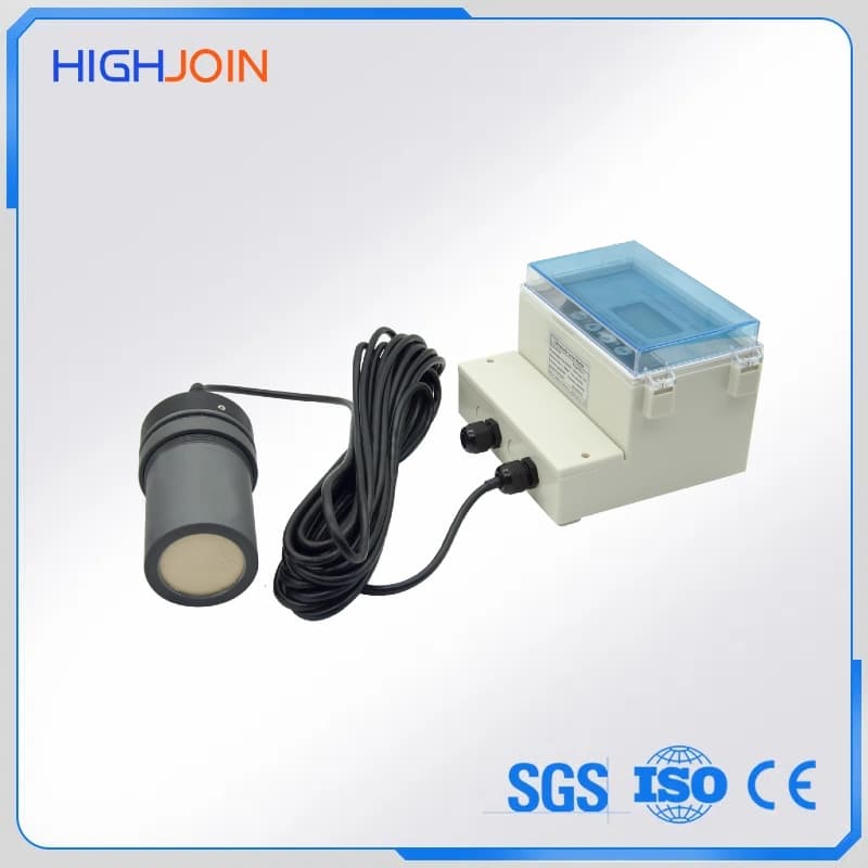 Well-Mount 0-10m Ultrasonic Level Meter Sensor Transmitter LCD Display