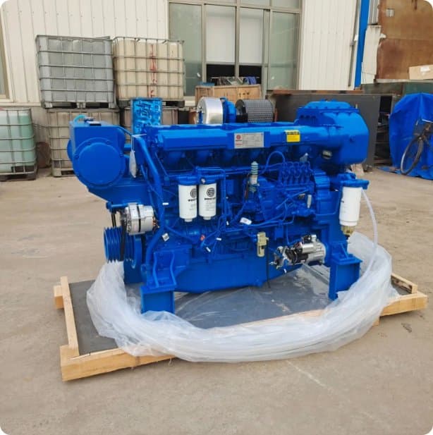 Durable Heavy Diesel Engine for Marine with High Performance Features
