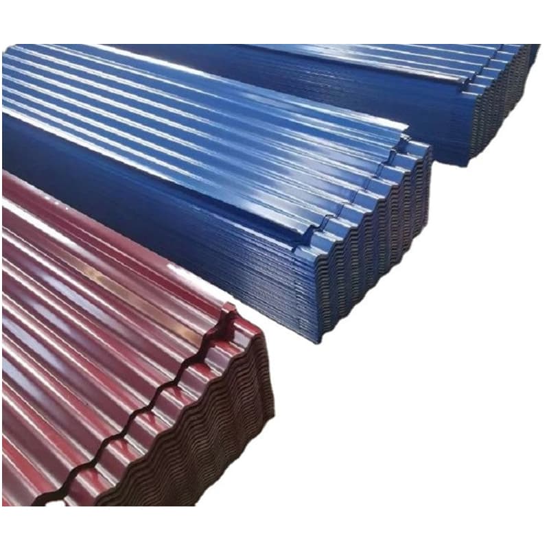 OEM blue red Color Coated Steel Roof Galvanized Prepainted Corrugated Roofing Sheet