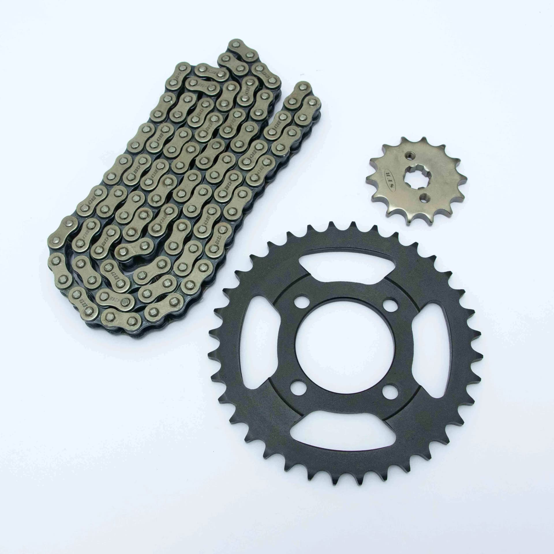 420 428 428h Motorcycle Parts Accessories Transmission Kit Sprocket and Chain Mo/Dirt Bike