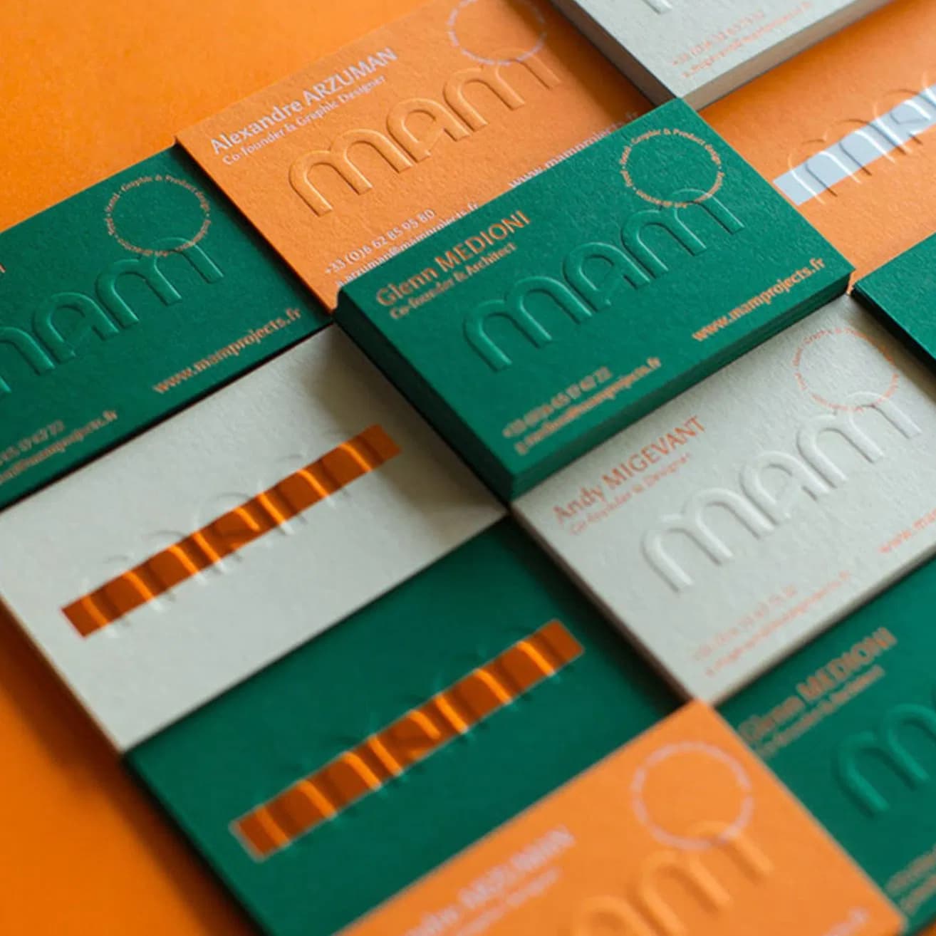 OEM Luxury Colored Textured Paper Large Area Appreciation Business Card for Corporate Branding