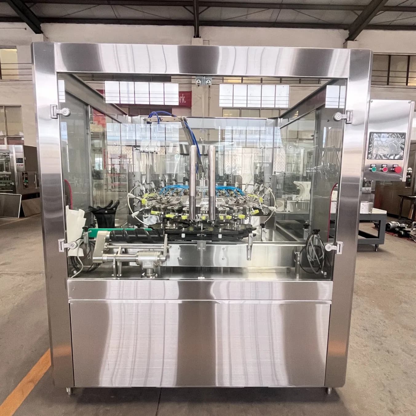Full Automatic Empty Small Glass Bottles Cleaning Washing Rinsing Machine for Wine Liquor Juice