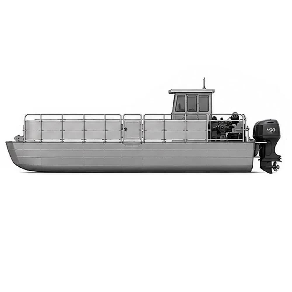 Aqualand 8.6m-15m Landing Craft/Passenger/Ferry/Cargo/Aluminum/Aluminum/Catamaran/Patrol/Pilot/House/Yacht/Work/Rib/Barge/Skimmer/Trash/Work PRO Boat