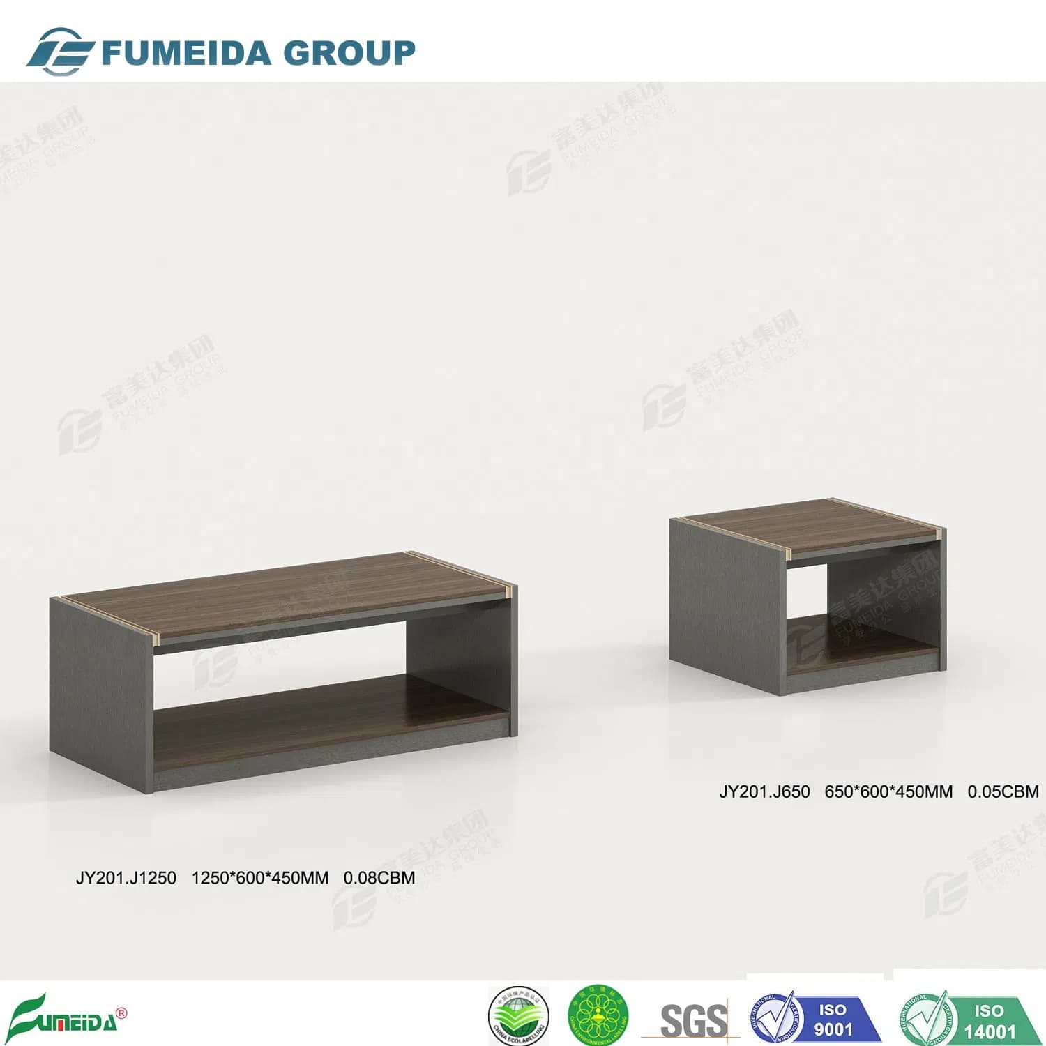 Customized Hotel Marble Wooden Tea Table Melamine Office Coffee Table (JY201. J650)
