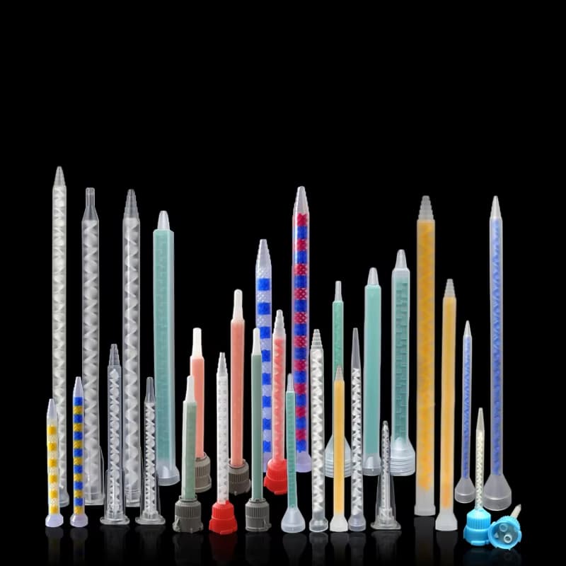 Ab Glue Dispensing Plastic Mixing Nozzle Epoxy Mixing Tube Static Mixer