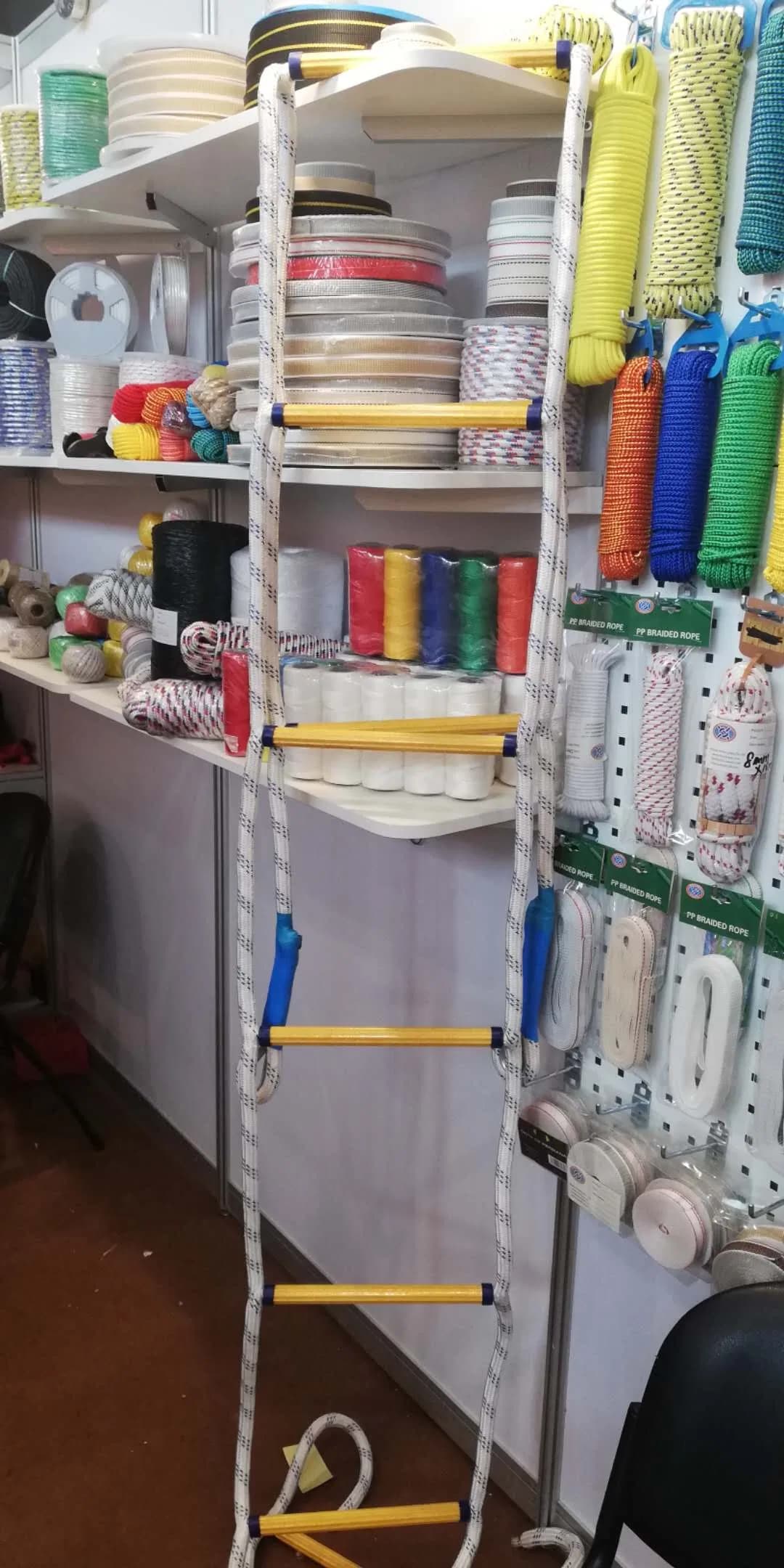 Fire Emergency Escape Soft Nylon Safety Rope Safety Escape Ladders