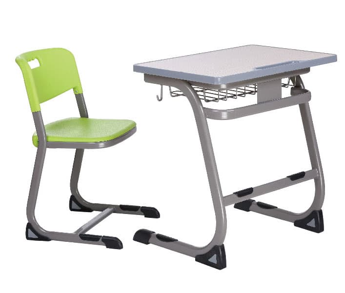 Original Design Popular Item Hy-0235 School Desk with Laminated Top and Steel Frame