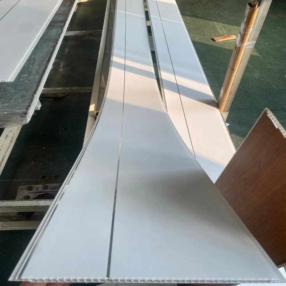 Tongue and Groove PVC False Ceiling Tile Easily Install PVC Ceiling Panels with Corner Jointer and Wall Angles Accessories