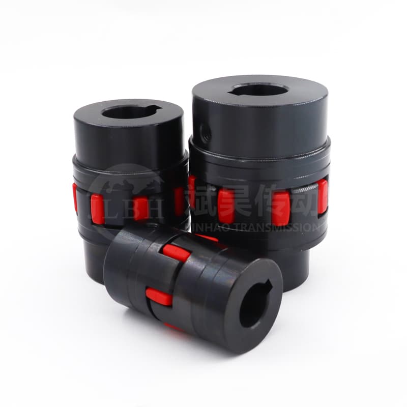 XL 55 65 Plum Spider Tapered Steel Electric Motor Spline Coupler Keyed Shaft Coupling Claw Style GS Gr Ge Rotex Water Pump Fan Air Compressor Electric Machinery