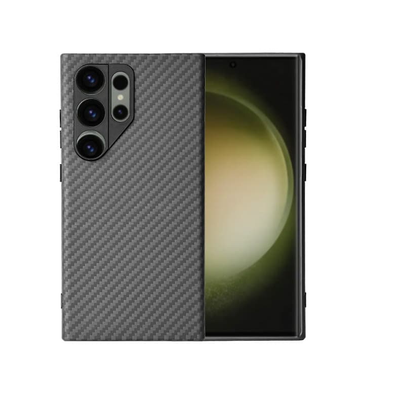 Black Color Injection Tooling TPU Aramid Carbon Fiber Phone Cover for iPhone 16 PRO Max