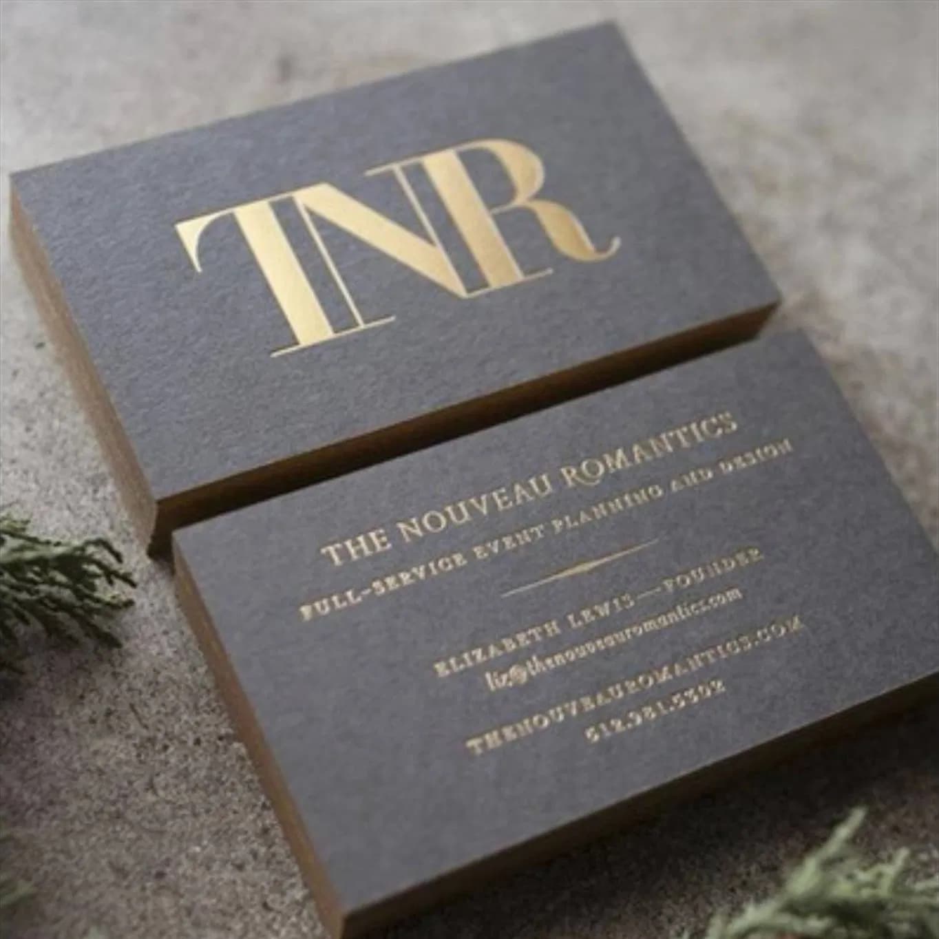ODM Premium Dark Grey Textured Paper Business Appreciation Card for Corporate Gifting