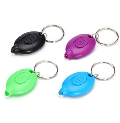 365nm UV Flashlight Keychain Blacklight 395nm LED Mini Promotion Keychain Flashlight