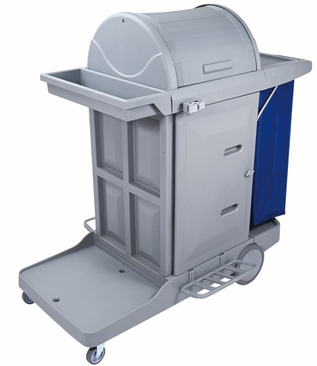 2026 PP Multipurpose Trolley Cleaning Cart for Hotel, Restaurant H0332
