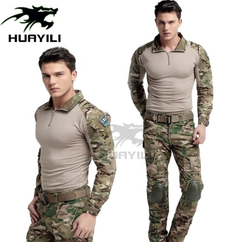 Factory Wholesale Outdoor Tactical Combat Uniform Frog Suit Uniform Wholesale Camouflage Multi Color