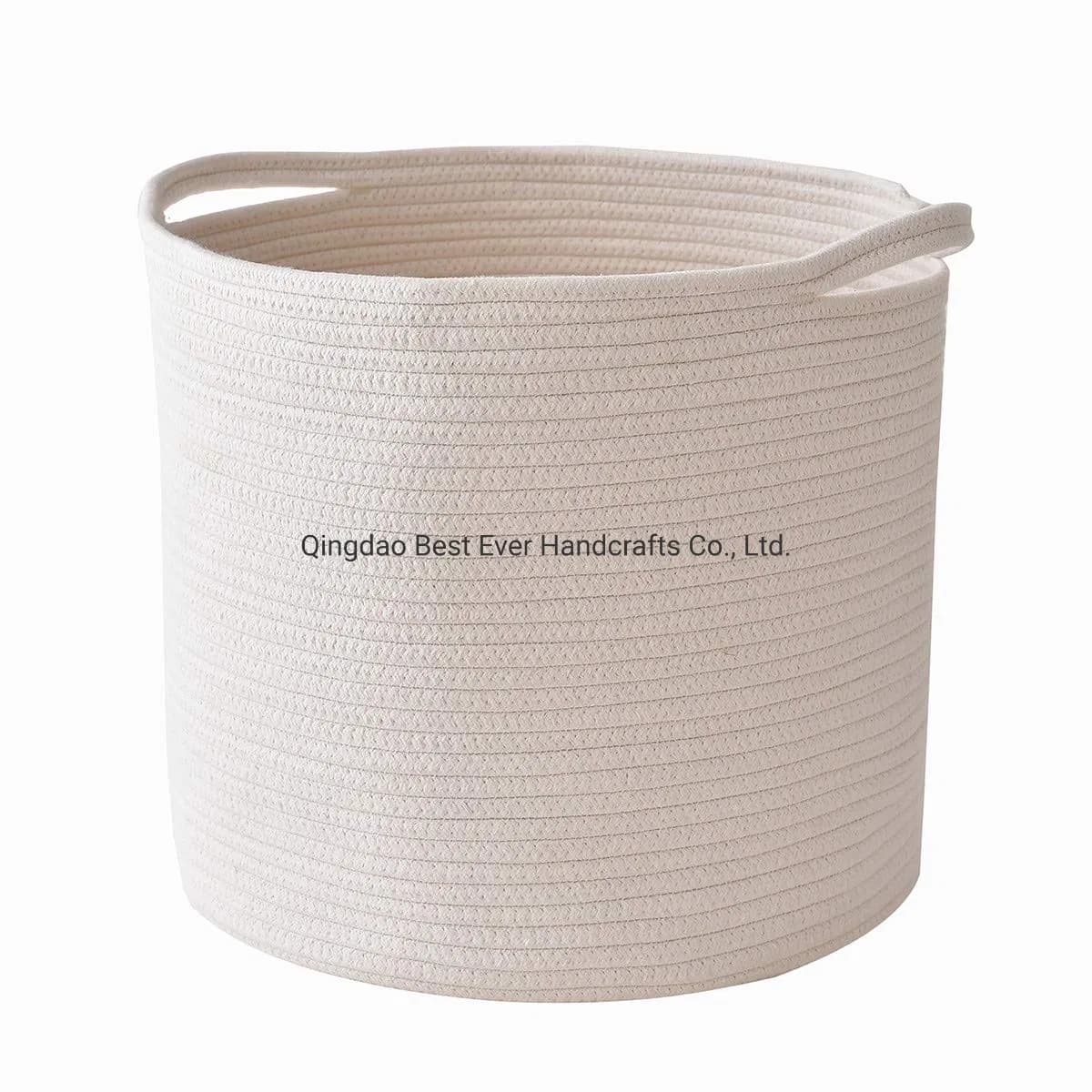 Woven Blanket Decorative Basket for Toy Storage