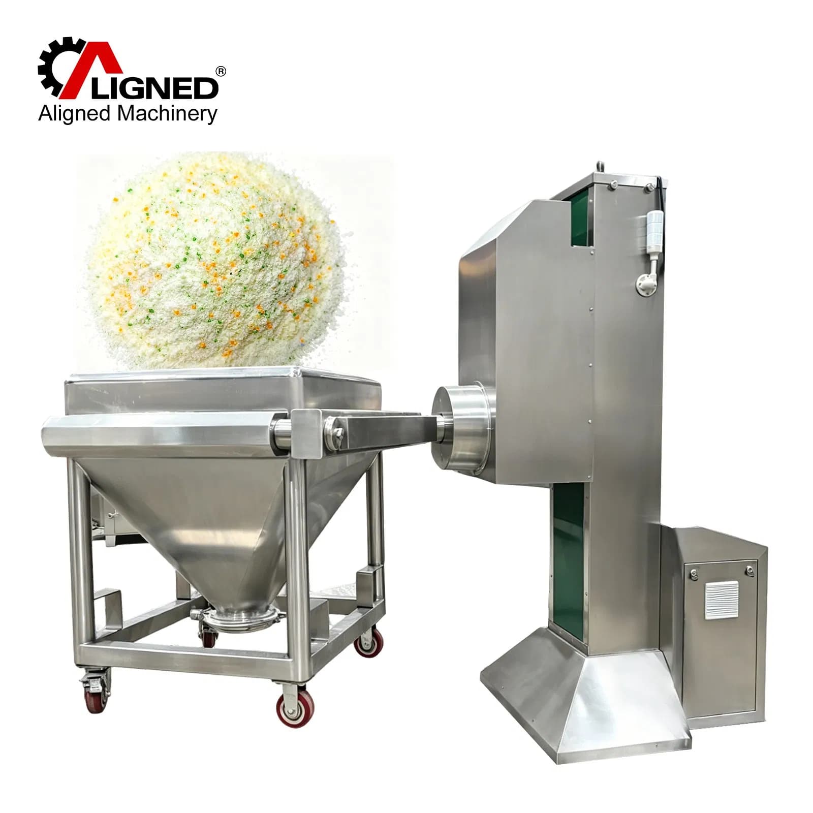 Reliable Post Bin Blender for Pharmaceutical Manufacturing and GMP Production Lines