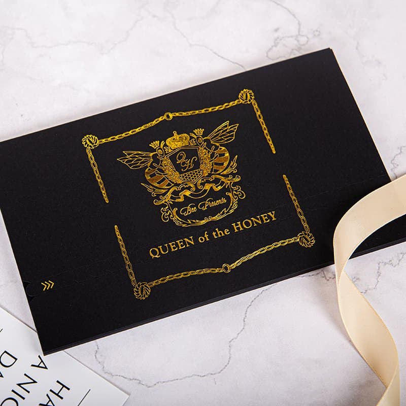 Custom Logo Hot Stamping Special Paper VIP Credit Card Membership Card Packaging Envelope