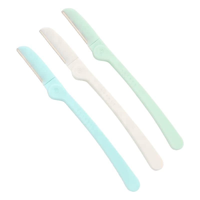 D108 Foldable Private Label Shaving Razor Trimmer Women Facial Eyebrow Razor Shaper