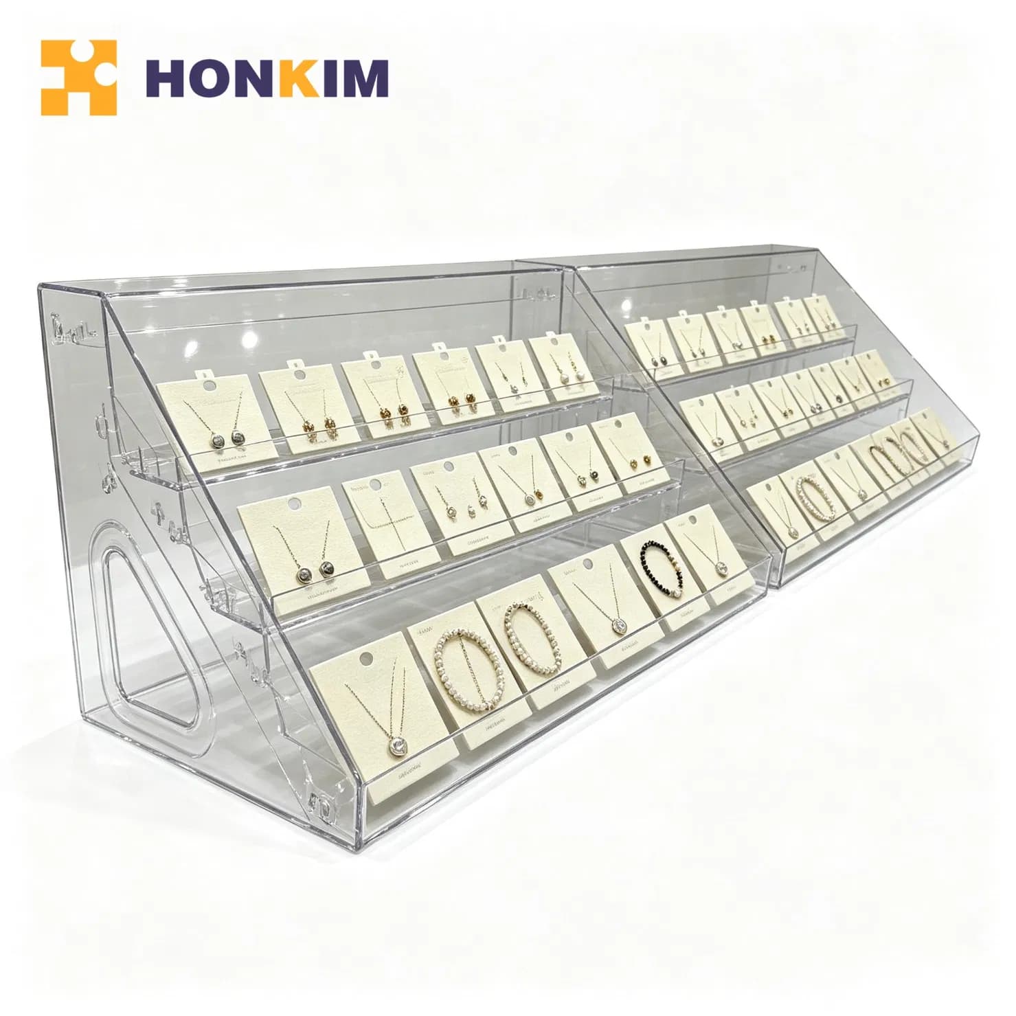 Transparent Acrylic Desktop Retail Stand Custom Size for Bedroom Dresser Storage