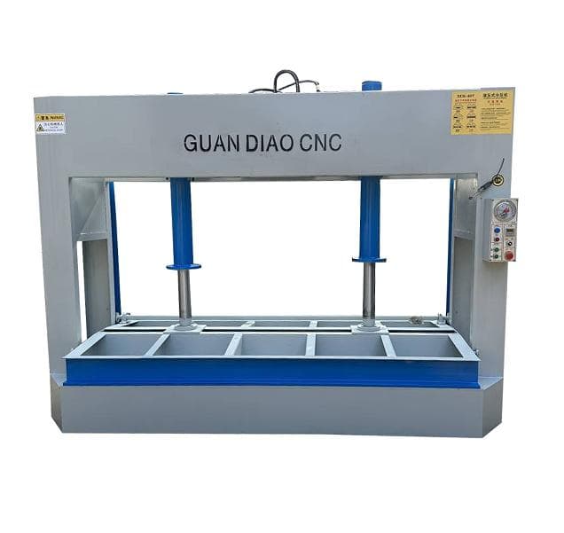 Auto Feeding Wood Based Panel Plywood Woodworking Machinery Wooden Door Plate Cold Press Machine for Door