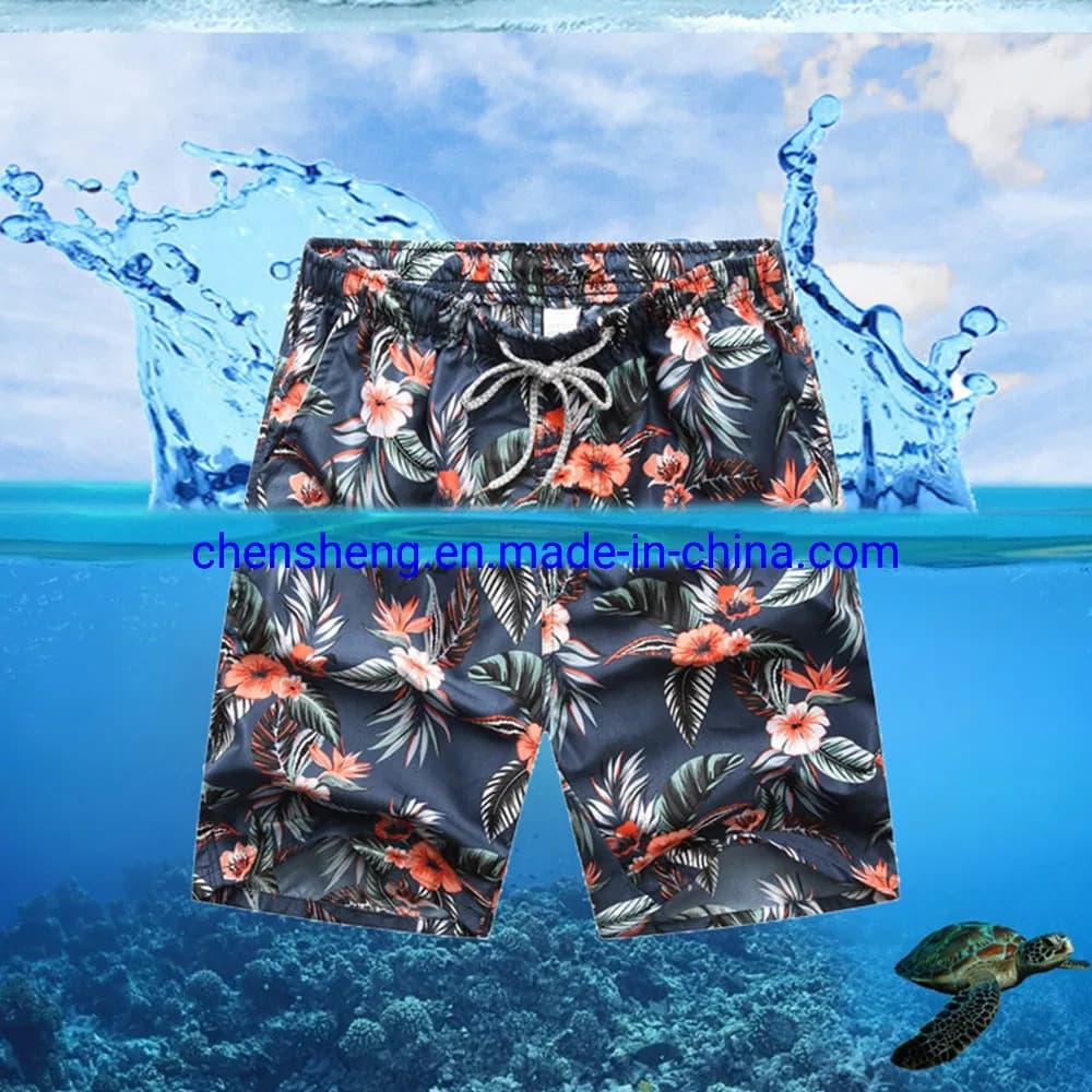 Wholesale Cheap Swimwear Trunks Beach Board Shorts Full Printing Shorts for Men Women