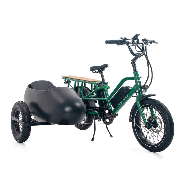 3 Wheel Pedal Cargo Ebike Fat Tire Electric Bicycle Electric Dirt Bike Electric Bike Part Sidecar