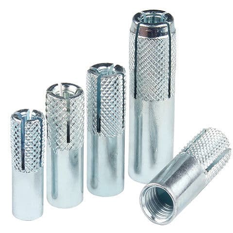Drop-in-Anchor DIN Standard Zinc Metric Bolt / Concrete Wall Anchors