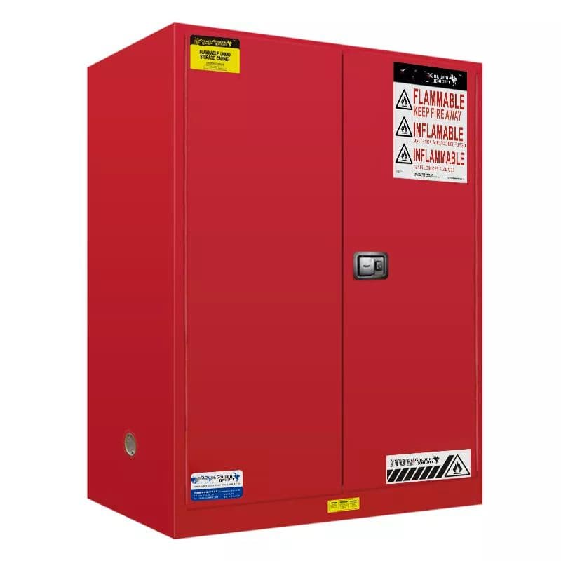Fireproof Corrosion Resistance Metal 90 Gallon Safety Chemical Combustible Storage Cabinet for Lab School Institution