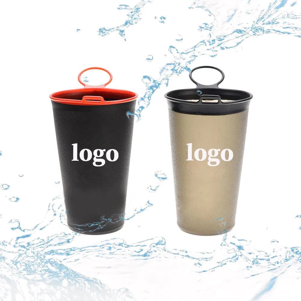 Hot Selling Wholesale Price High Quality 200 Ml 250 Ml Outdoor Camping Drinking TPU Soft Cup