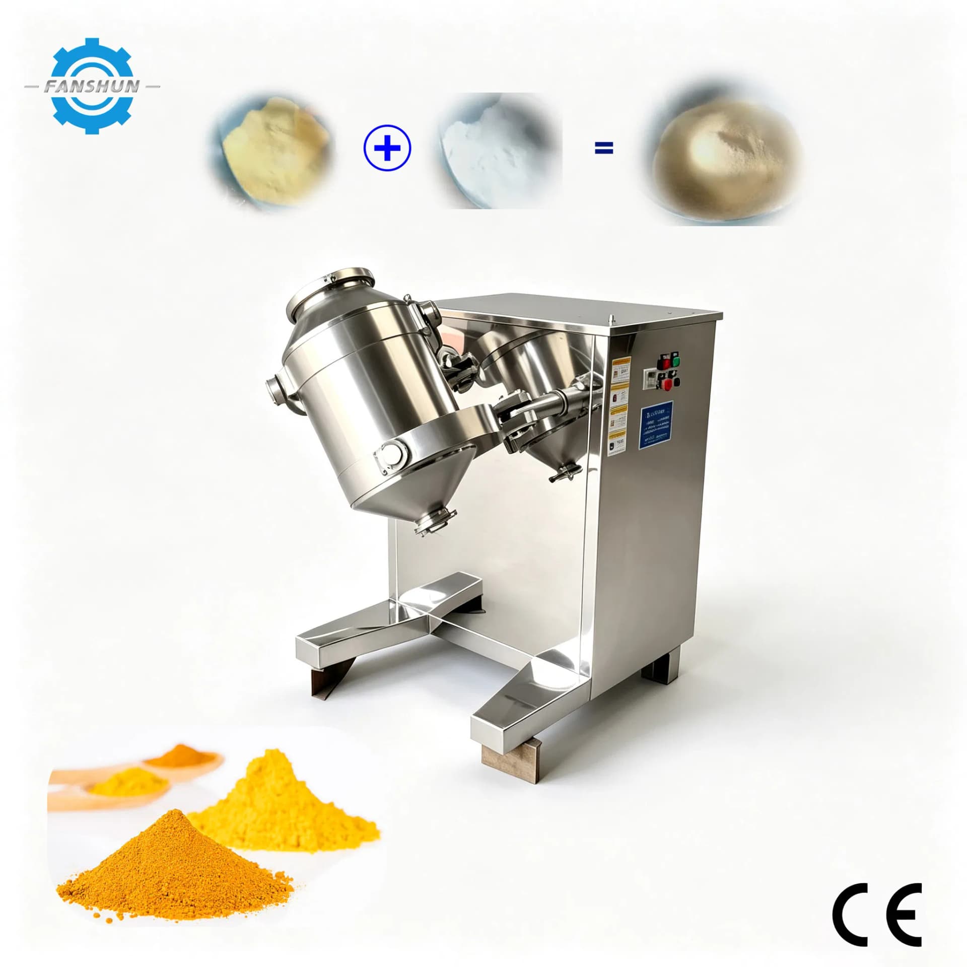 Powder Protein Three-Dimensional Motion 3D Mixer Dry Powder Mixer