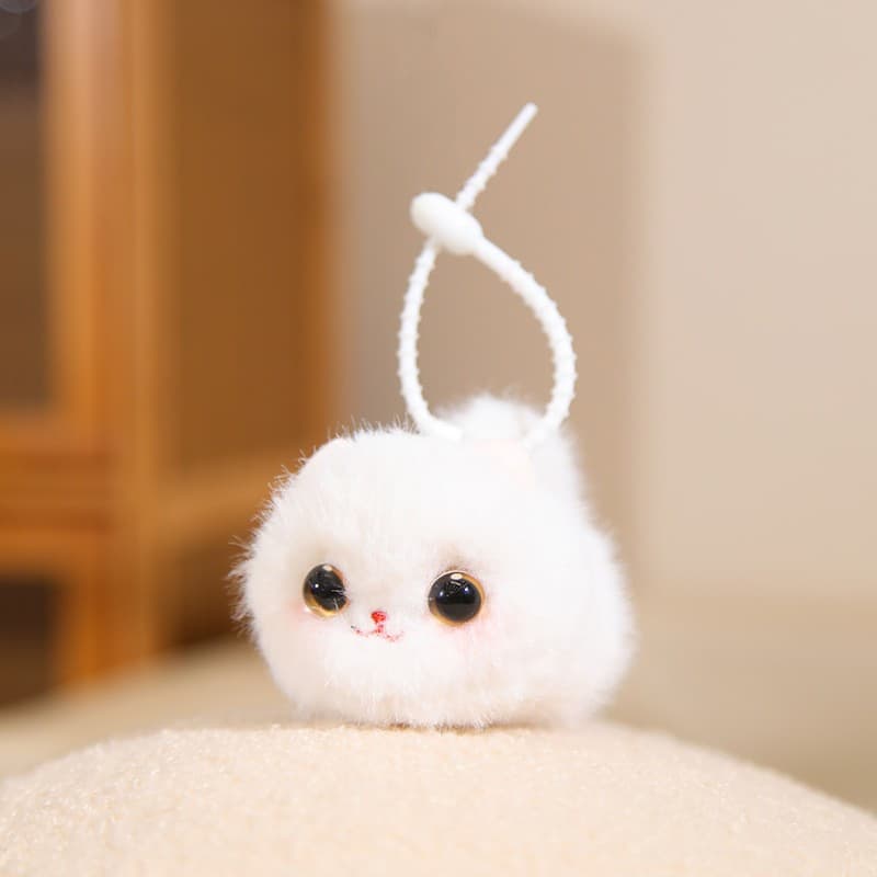 Top Selling Wholesale Cute Flying Waggle Tail Dog Cat Pig Panda Animals Bell Wagging Stuffed Animal Toys Plush Keychain