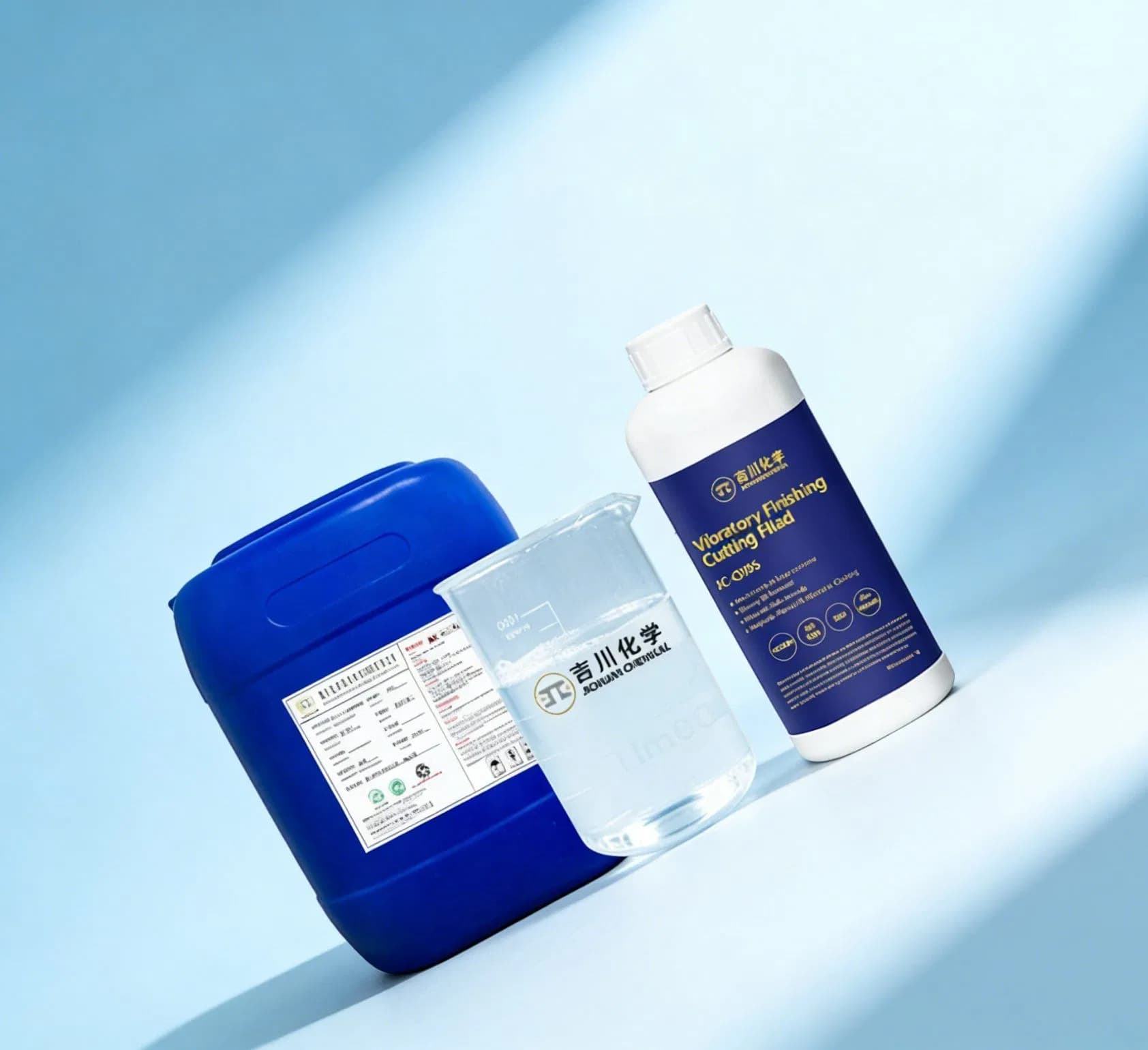 Jichuan Chemical Jc-Qx06 Eco-Friendly Vibratory Grinding Cutting Fluid for Vibratory Tumbling Systems