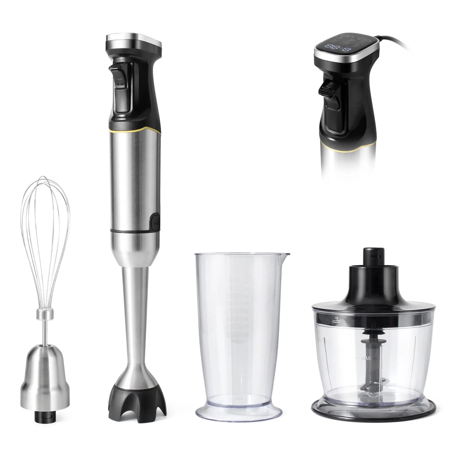 5-in-1 Stick Blender for Soup. Baby Food Multi Function Immersion Blender