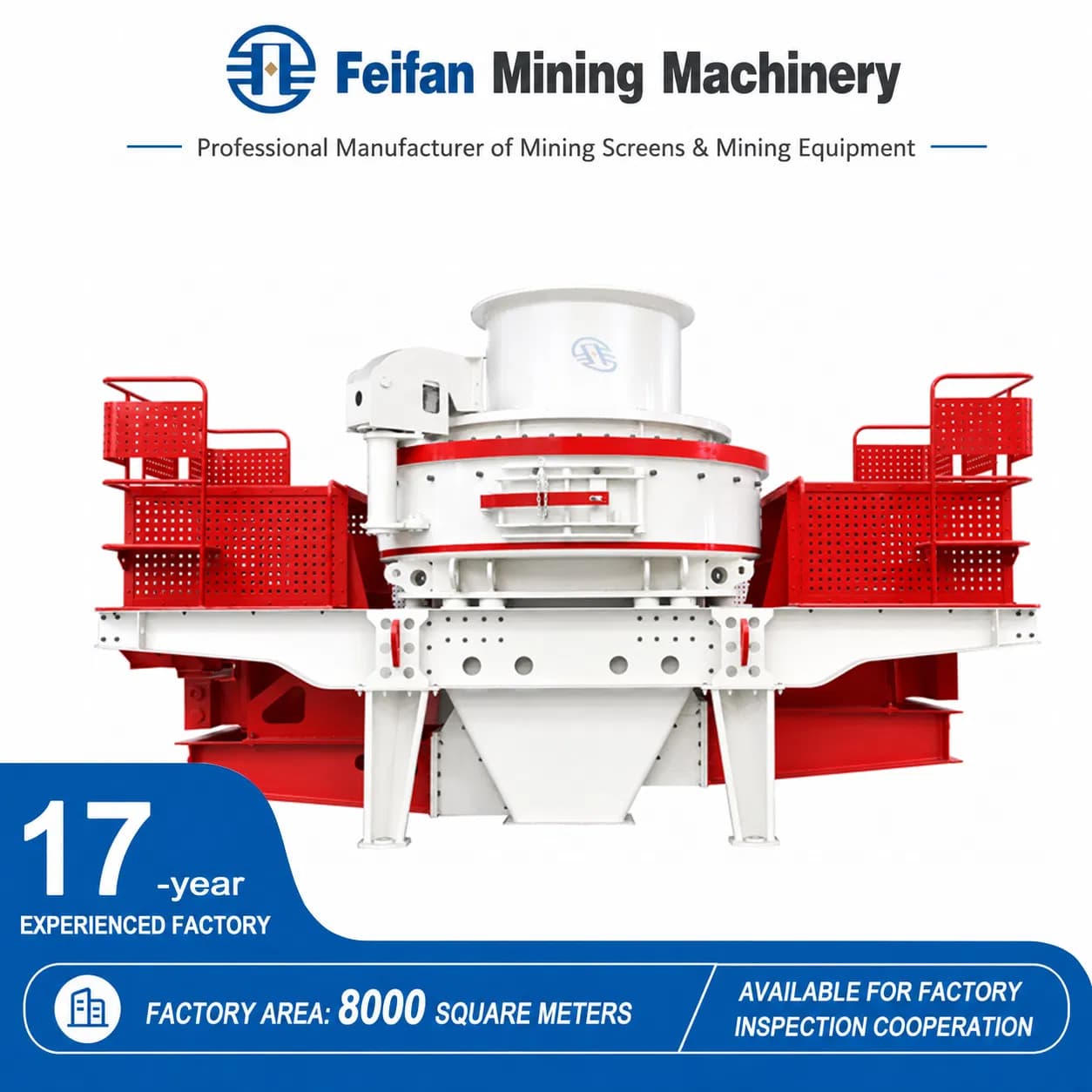 VSI Vertical Shaft Impact Equipment for Hard Rock Aggregate Quarry Production Sand Making Machine