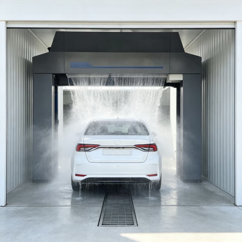 Premium Grade Automatic Car Wash Machine with Anti Collision Warning and Sensors