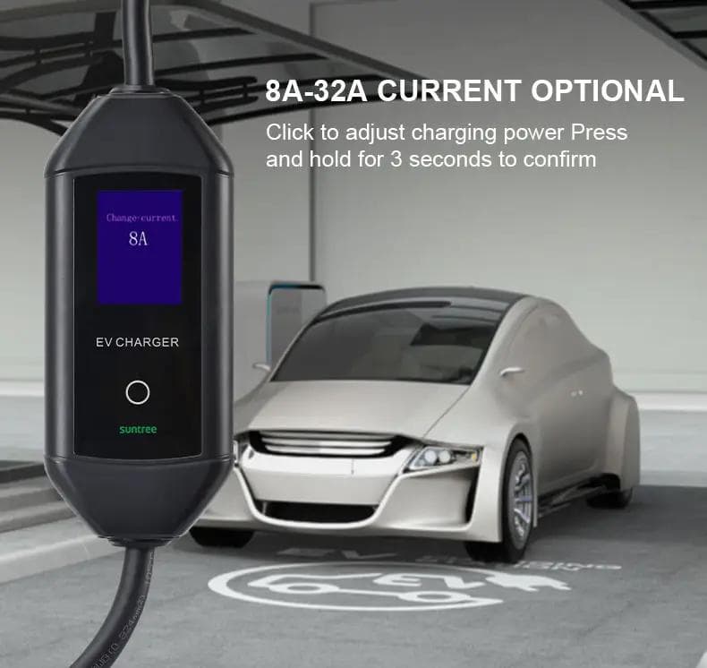 Hotsell 7kw 32A Type 2 IP65 Evse EV Charger AC Station Screen Car Manufacture Portable Electric Vehicle