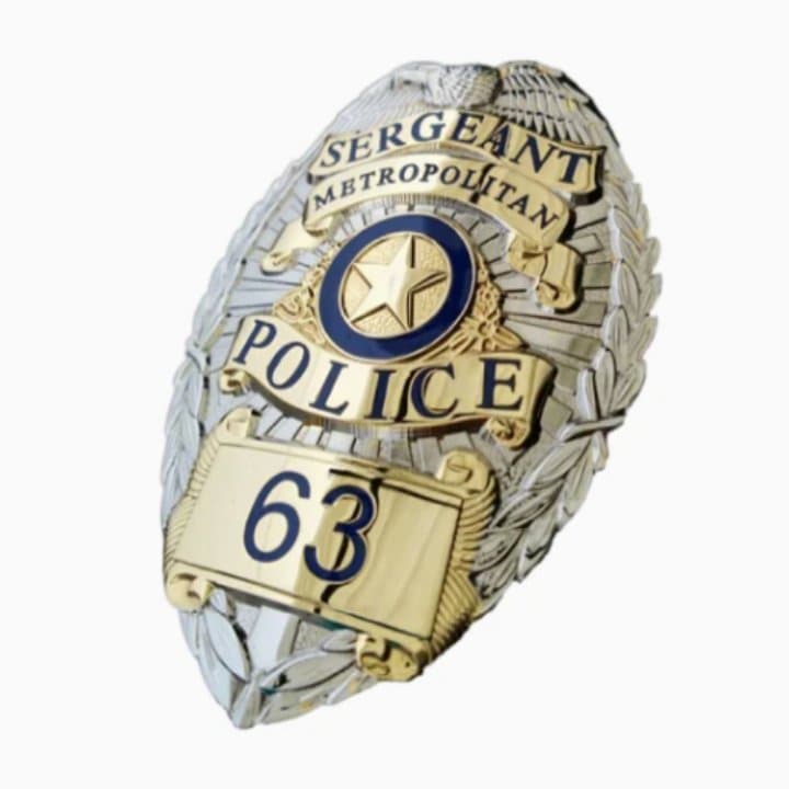 Custom Engraved Metal Badges in Unique Sizes for Personalization