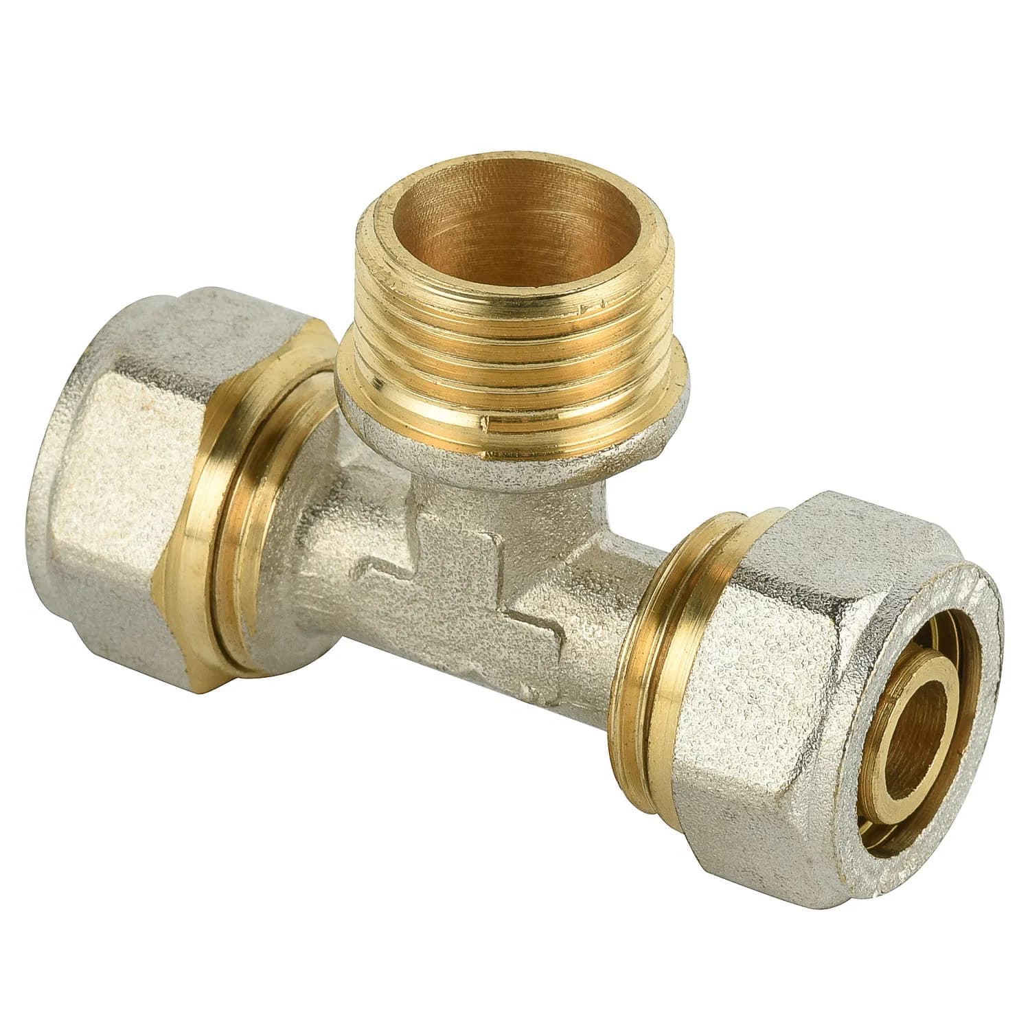 Brass Male Tee Multilayer Pex Compression Fittings Copper Pipe/Copper Pipe Fitting/Brass Male Tee