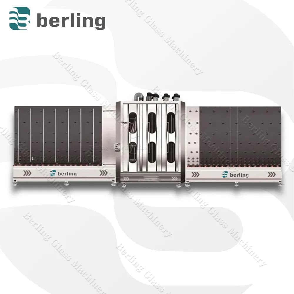 High-Efficiency Vertical Glass Washing Machine for Industrial Use
