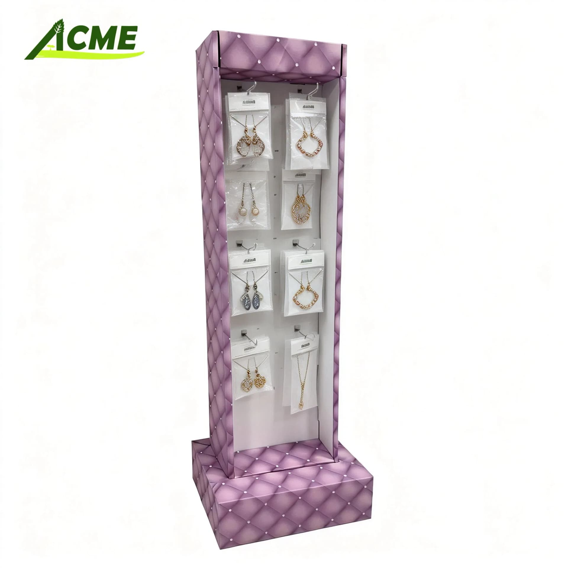 Custom Cardboard Display Rack Stand for Point of Sale Advertising
